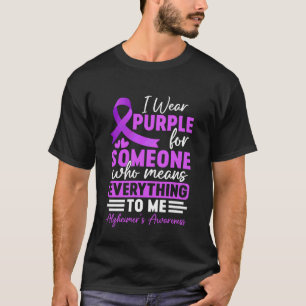 Camiseta Demência Frontotemporal Alzheimer Fita Roxa Me