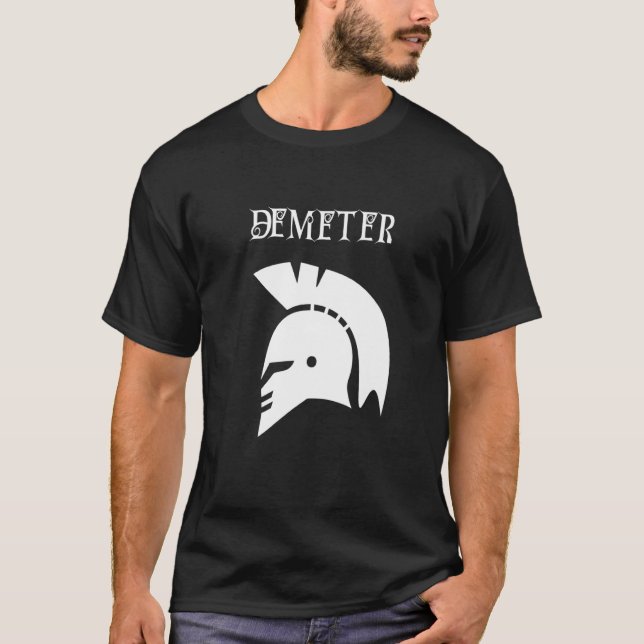 Camiseta Demeter Costume Grego Simples Desconto de Deus Gre (Frente)