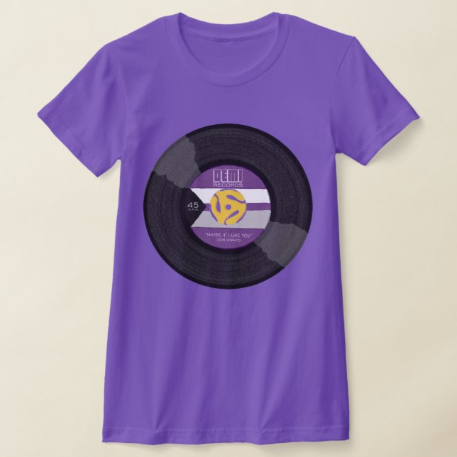 Camiseta Demi registra Orgulho Demisexual Vinil LGBTQ (Postura )