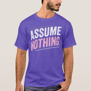 Camiseta DemiGirl Demisexual Assume Nada LGBT Demigirl F