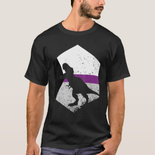 Camiseta Demisexual Dinosau Demisexual de Bandeira do Orgul