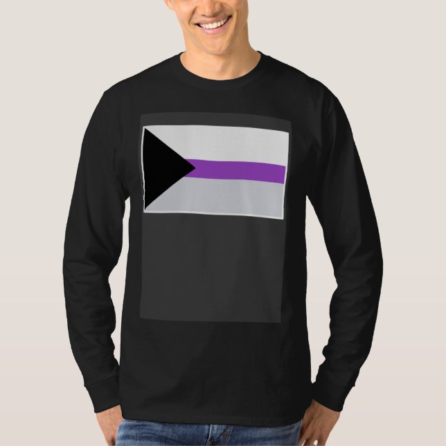 Camiseta Demisexual Flag Demisexual Pride Flag (Frente)
