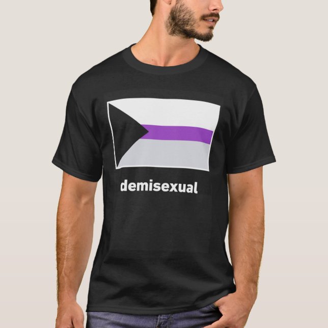 Camiseta Demisexual Pride Flag Demisexual Flag (Frente)