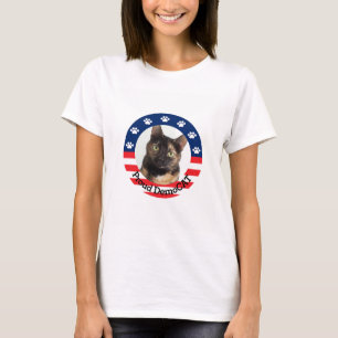 Camiseta demoCAT orgulhoso customizável