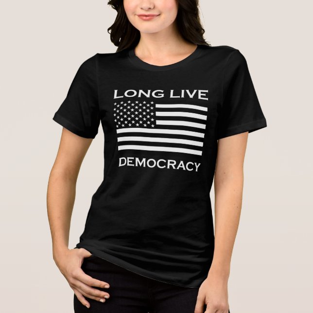 Camiseta Democracia Americana Viva (Frente)