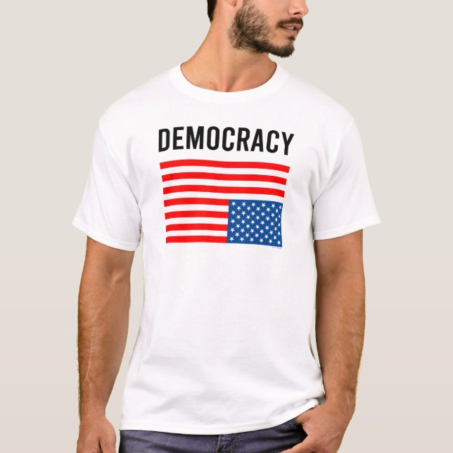 Camiseta Democracia Em Perigo (Frente)