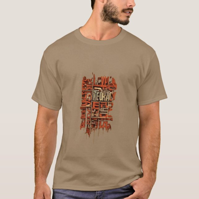 Camiseta Democracia em Progresso (Frente)