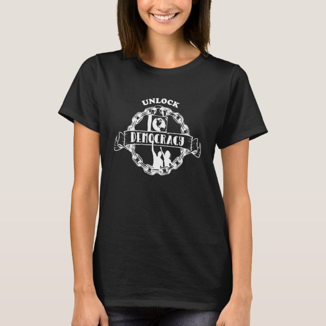 Camiseta Democracia Para o Povo (Frente)