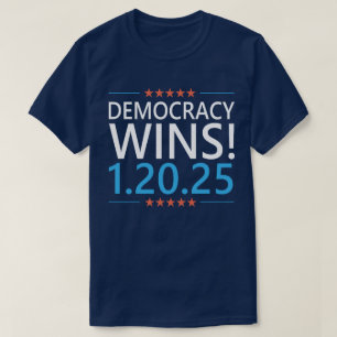 Camiseta Democracia Vence Kamala Harris 1.20.25