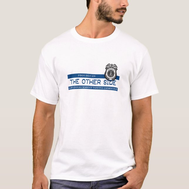 Camiseta Democrata de Voto polícia (Frente)