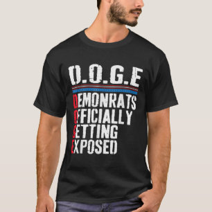 Camiseta Democrata Oficialmente Exposta Trump 2025