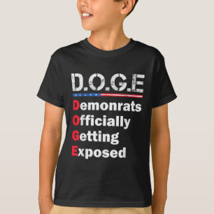 Camiseta Democrata Oficialmente Exposta, Trump 2025