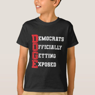 Camiseta Democratas-Cães Oficialmente Expostos _2