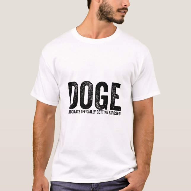 Camiseta Democratas Oficialmente Expostos (Frente)