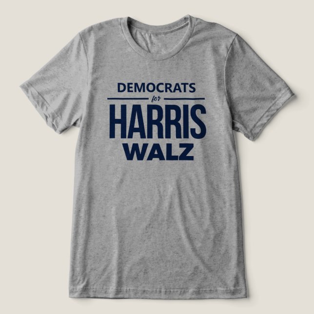 Camiseta Democratas para Harris Walz (Design frontal)