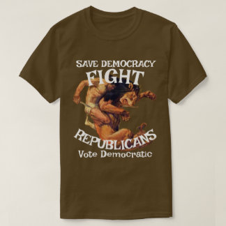 CAMISETA DEMOCRATIC PARTY FEMA FBI FG JON OSSOFF PRESIDENT