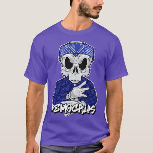 Camiseta Democrizes Contagem de Corpos Ice T Impressão fron