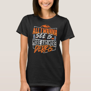 Camiseta Demolição Da Casa Para Melhorias Domésticas 1