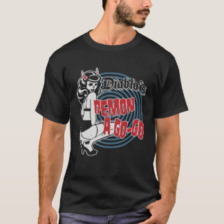 CAMISETA DEMON GO GO PINUP KILLER HALLOWEEN UNDEAD RETRO HO