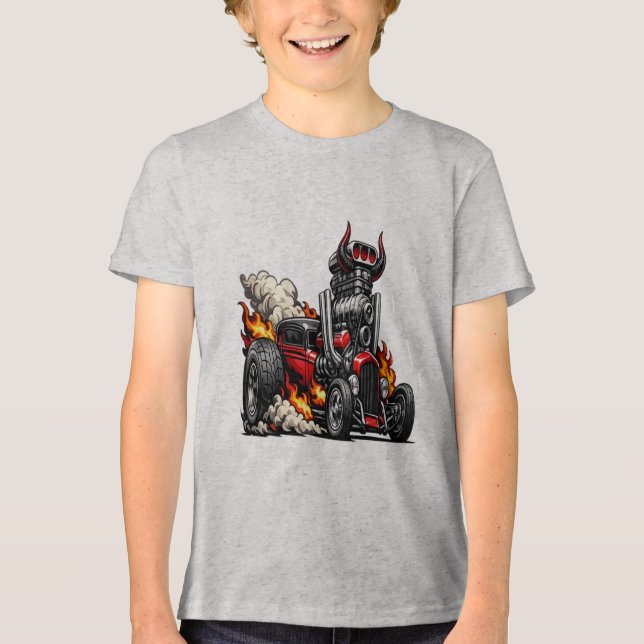 Camiseta Demon Hot Rod (Frente)