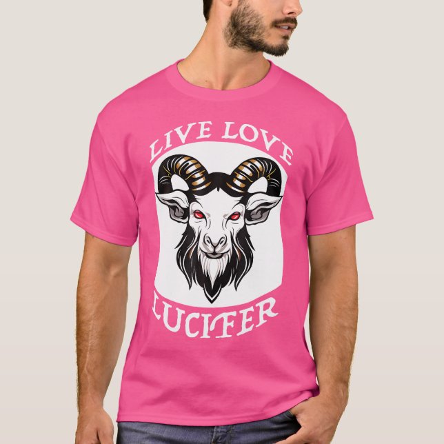 Camiseta Demon Lucifer Goat (Frente)