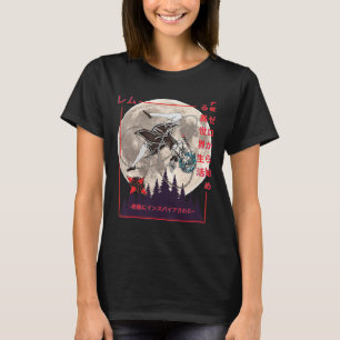 Camiseta Demon Maid Japonês Anime Manga Style