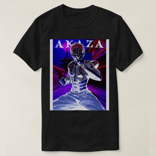 Camiseta Demon Slayer Akaza (Frente do Design)