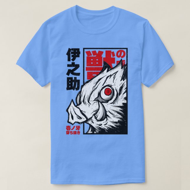 Camiseta Demon Slayer Inosuke art (Frente do Design)