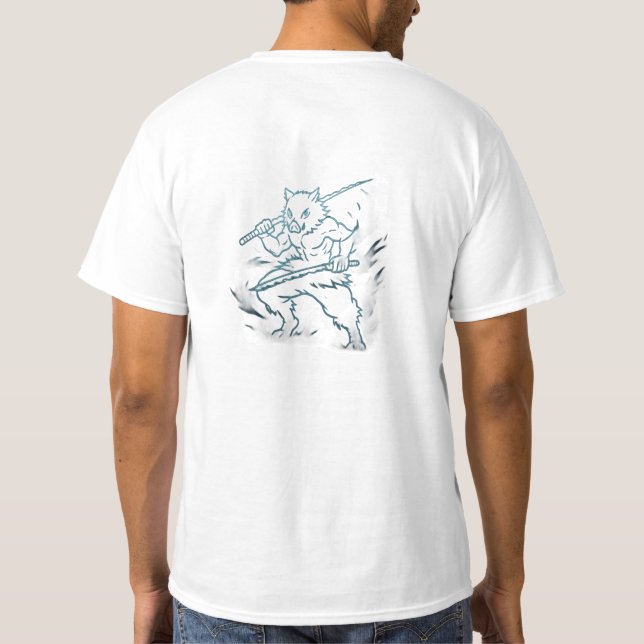 Camiseta Demon Slayer Inosuke inspired (Verso)