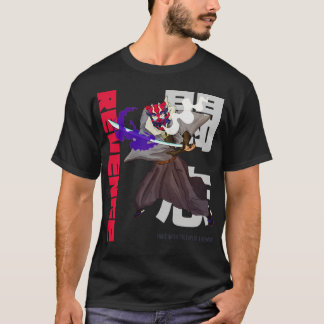 Camiseta Demon Slayer Oni Warrior Revoga Manga Japonesa