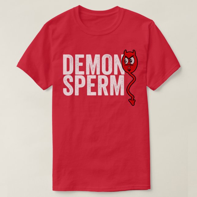 Camiseta Demon Sperm (Frente do Design)
