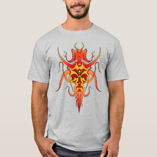 Camiseta Demon Tribal Tattoo Design