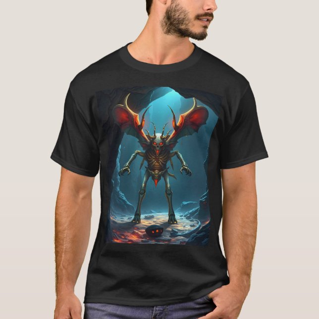 Camiseta Demonic Guardian of the Depths (Frente)