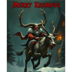 Camiseta Demônio Alegre do Krampus