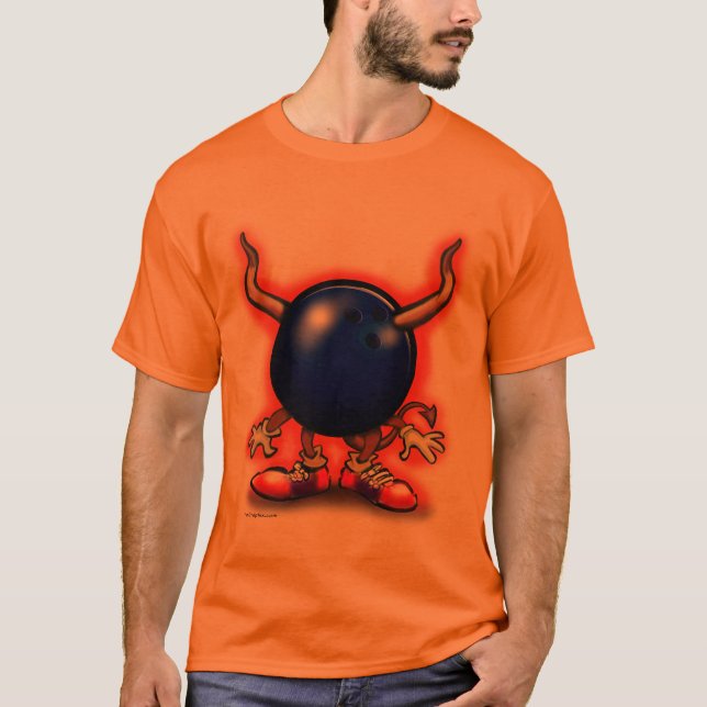Camiseta Demônio da boliche (Frente)