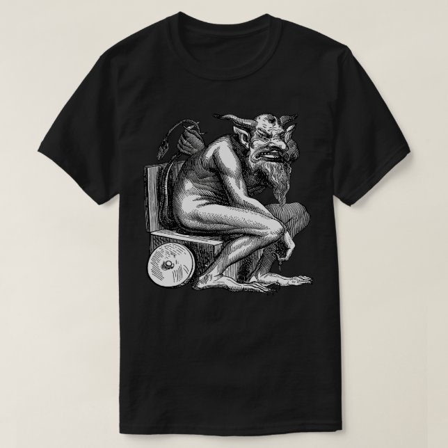 Camiseta Demônio Da Descoberta E Das Invenções Genéricas D (Frente do Design)