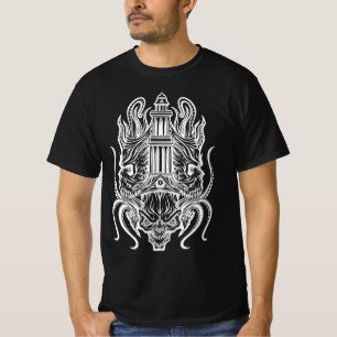 Camiseta Demônio da Torre Occulta - Arte Gótica - Simetria 