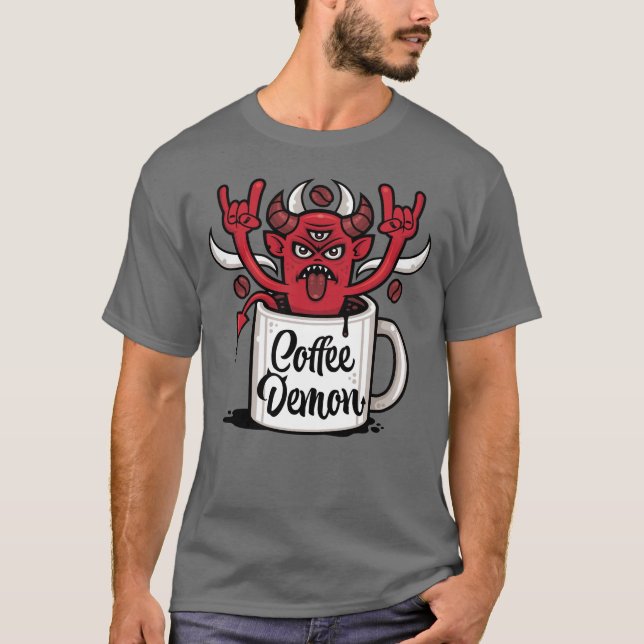 Camiseta Demônio do café (Frente)