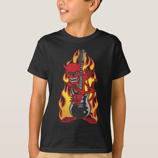 Camiseta Demônio do Rock (Frente)