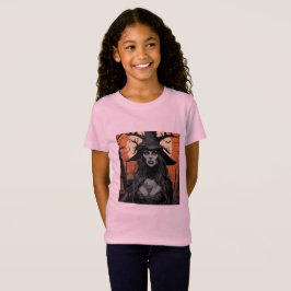 Camiseta demônio feminino gótico