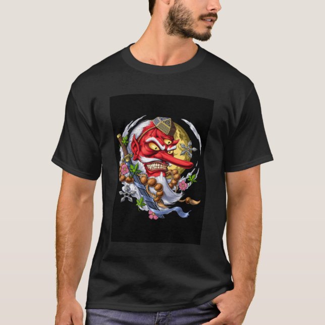 Camiseta Demônio Japonês Tengu2163png2163 (Frente)