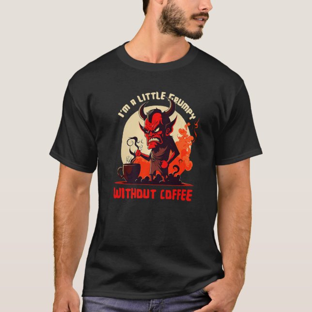 Camiseta Demônio Mal-Mentiroso - Grumpy Sem Prêmio De Café (Frente)