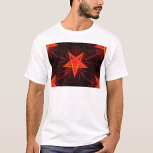 Camiseta demônio neon
