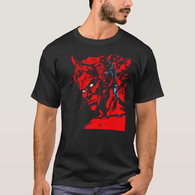 Camiseta Demônio Vermelho Demônio Belphegor (Frente)