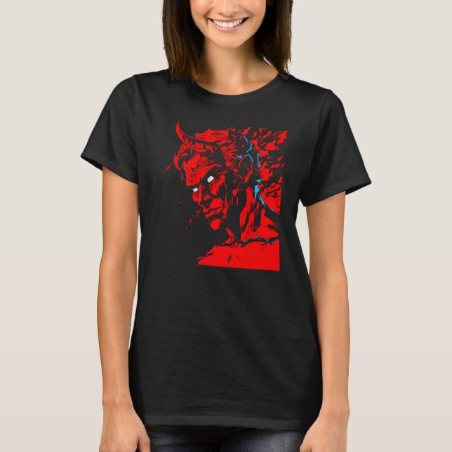 Camiseta Demônio Vermelho Demônio Belphegor (Frente)