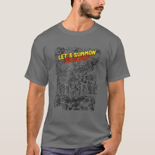 Camiseta Demônios de Sumário de vamos - Halloween Engraç
