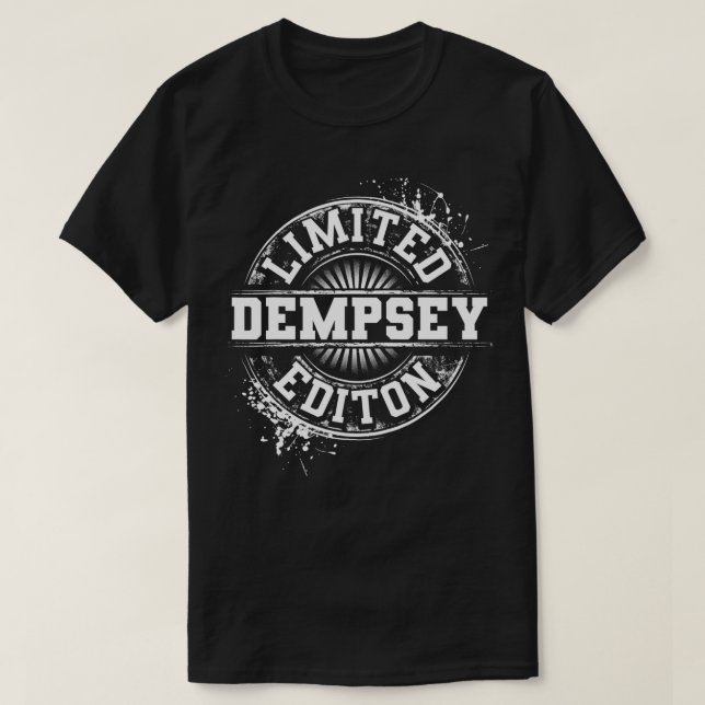 Camiseta DEMPSEY Funny Surname Family Tree Birthday (Frente do Design)