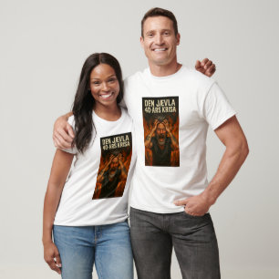 Camiseta Den Jævla Crise de 40 Anos Arte de IA