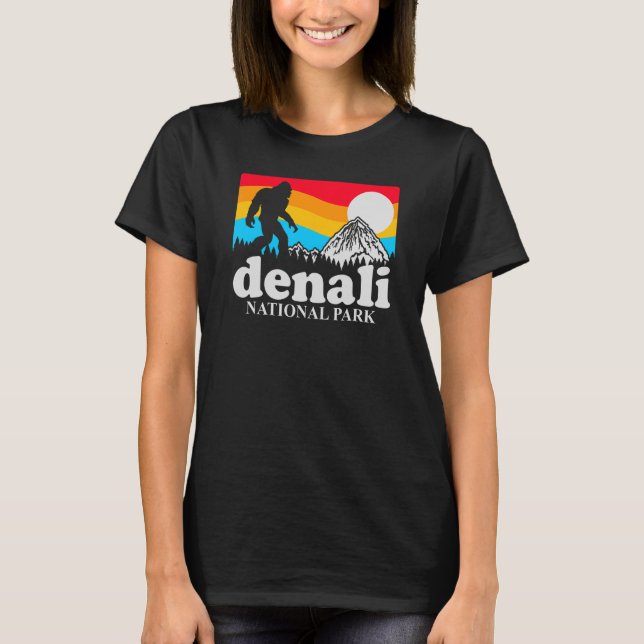 Camiseta Denali National Park Love To Visitar American Nati (Frente)