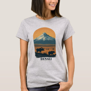 Camiseta Denali National Park Vintage Retro